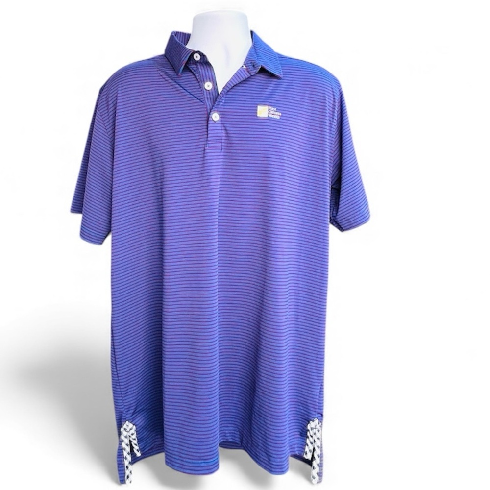Men's Golf Shirt Striped Polo